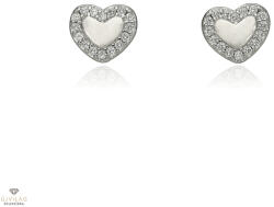 Újvilág Kollekció Ezüst szív fülbevaló - 02107-99