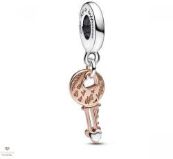 Pandora kulcs mozgó szívvel függő charm - 782510C00