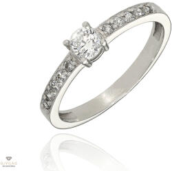 Újvilág Kollekció Fehér arany gyűrű 56-os méret - P2096F-56