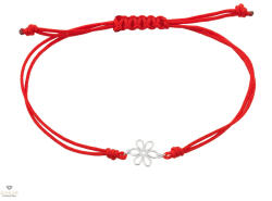 Ekan fehér arany virág karkötő - XB25620L-P