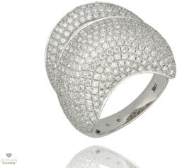 Újvilág Kollekció Fehér arany gyűrű 54-es méret - B4122_3I