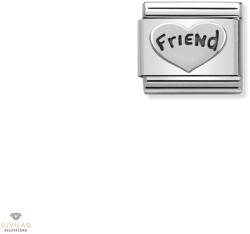 NOMINATION "Friend szív" charm - 330101-18
