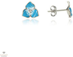 Újvilág Kollekció Ezüst virág fülbevaló - 02107-78