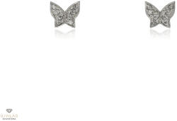 Újvilág Kollekció Fehér arany pillangó gyerek fülbevaló - 14-838071-6ZIR