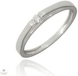 Újvilág Kollekció Fehér arany gyűrű 52-es méret - B51512