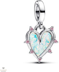 Pandora barátság opálfényű dupla függő charm - 793434C01