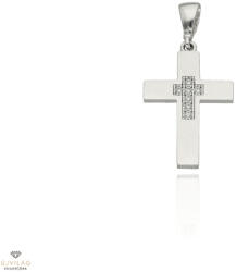 Újvilág Kollekció Fehér arany kereszt medál - 09F137-2-TC_KT