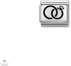 NOMINATION "Esküvői gyűrűk" charm - 330102-29