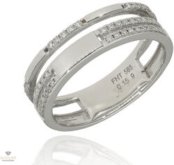 Gyűrű Frank Trautz fehér arany gyűrű 52-es méret - 1-09146-52-0089/52