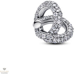 Pandora pavé végtelen csomó szív charm - 793771C01
