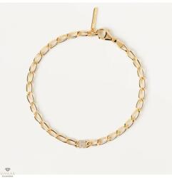 PD Paola aranyozott ezüst karkötő „H betűvel - PU01-545-U