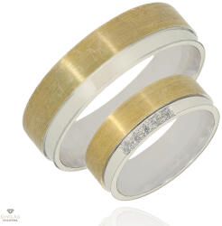 Újvilág Kollekció Ezüst női karikagyűrű 56-os méret - T655/N/56-DB