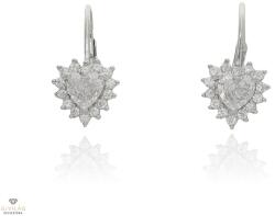 Újvilág Kollekció Ezüst szív fülbevaló - 02108-122