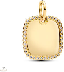 Pandora gravírozható négyzet medál cirkóniával - 364009C01