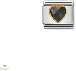 NOMINATION "Fazettált szív" charm - 030610-011