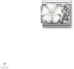 NOMINATION "Fehér virág" charm - 330325-01