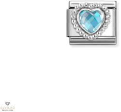 NOMINATION "Kék szív" charm - 330606-006