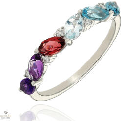 Gyűrű Frank Trautz fehér arany gyűrű 54-es méret - 1-09480-52-0647-54