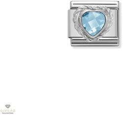 NOMINATION "Kék szív" charm - 330603-006