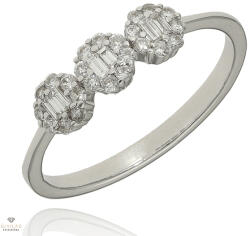 Újvilág Kollekció Fehér arany gyűrű 50-es méret - B17183_3I