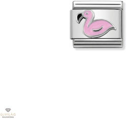 NOMINATION "Rózsaszín Flamingó" charm - 330202-43