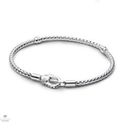 Pandora Szegecselt kapcsos és láncos karkötő 19 cm - 593681C00-19