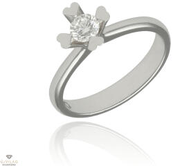 Újvilág Kollekció Fehér arany gyűrű 53-as méret - B38139_3I