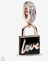 Pandora fekete szerelemlakat függő charm - 782508C01