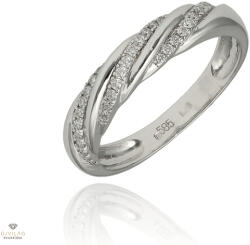 Újvilág Kollekció Fehér arany gyűrű 52-es méret - B45379