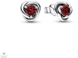 Pandora Januári Születéskő Örökkévalóság fülbevaló - 292334C06