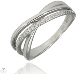 Újvilág Kollekció Fehér arany gyűrű 52-es méret - B42639