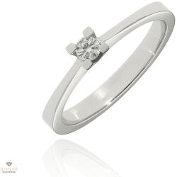 Újvilág Kollekció Fehér arany gyűrű 52-es méret - B47492