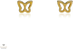 Újvilág Kollekció Arany pillangó gyerek fülbevaló - 14-169801-16