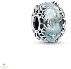 Pandora Kék Téli Hópehely Murano üveg charm - 792377C00