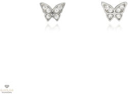 Újvilág Kollekció Fehér arany pillangó gyerek fülbevaló - 02F107-7-TC_KT