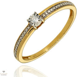Újvilág Kollekció Arany gyűrű 58-as méret - JR20488Y18-58