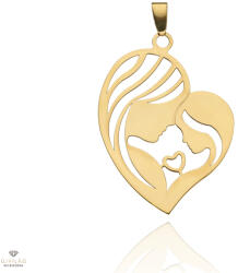 Újvilág Kollekció Arany anya lánya szív medál - LKP0114