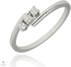 Gyűrű Bibigi fehér arany gyűrű 51-es méret - ANS4301B03