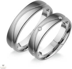 Újvilág Kollekció Fehér arany férfi karikagyűrű 64-es méret - HG508F/64-DB