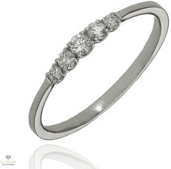 Újvilág Kollekció Fehér arany gyűrű 54-es méret - B54545