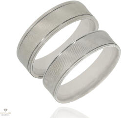 Újvilág Kollekció Ezüst női karikagyűrű 56-os méret - 607/N/56-DB