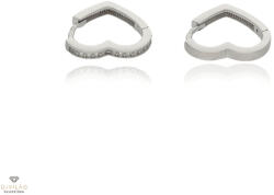 Újvilág Kollekció Fehér arany szív fülbevaló - 02F114-4-TC_KT