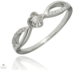 Újvilág Kollekció Fehér arany gyűrű 52-es méret - B49398