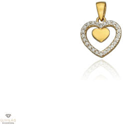 Újvilág Kollekció Arany szív medál - VX9-X9ZP200221-YW