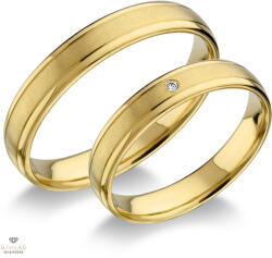 Újvilág Kollekció Arany női karikagyűrű 51-es méret - RA418S/N/51-DB