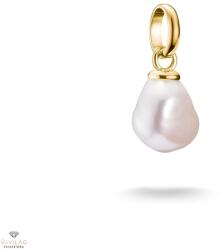 Thomas Sabo Charm Club Connect aranyozott édesvízi gyöngy charm medál - CC1282-430-14