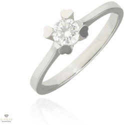 Újvilág Kollekció Fehér arany gyűrű 54-es méret - B26001