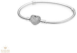 Pandora a szerelem pillanatai szív karkötő 19 cm - 590727CZ-19