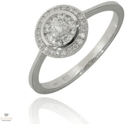 Újvilág Kollekció Fehér arany gyűrű 54-es méret - B49287