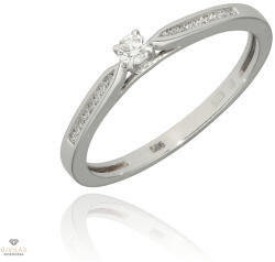 Újvilág Kollekció Fehér arany gyűrű 54-es méret - B51522
